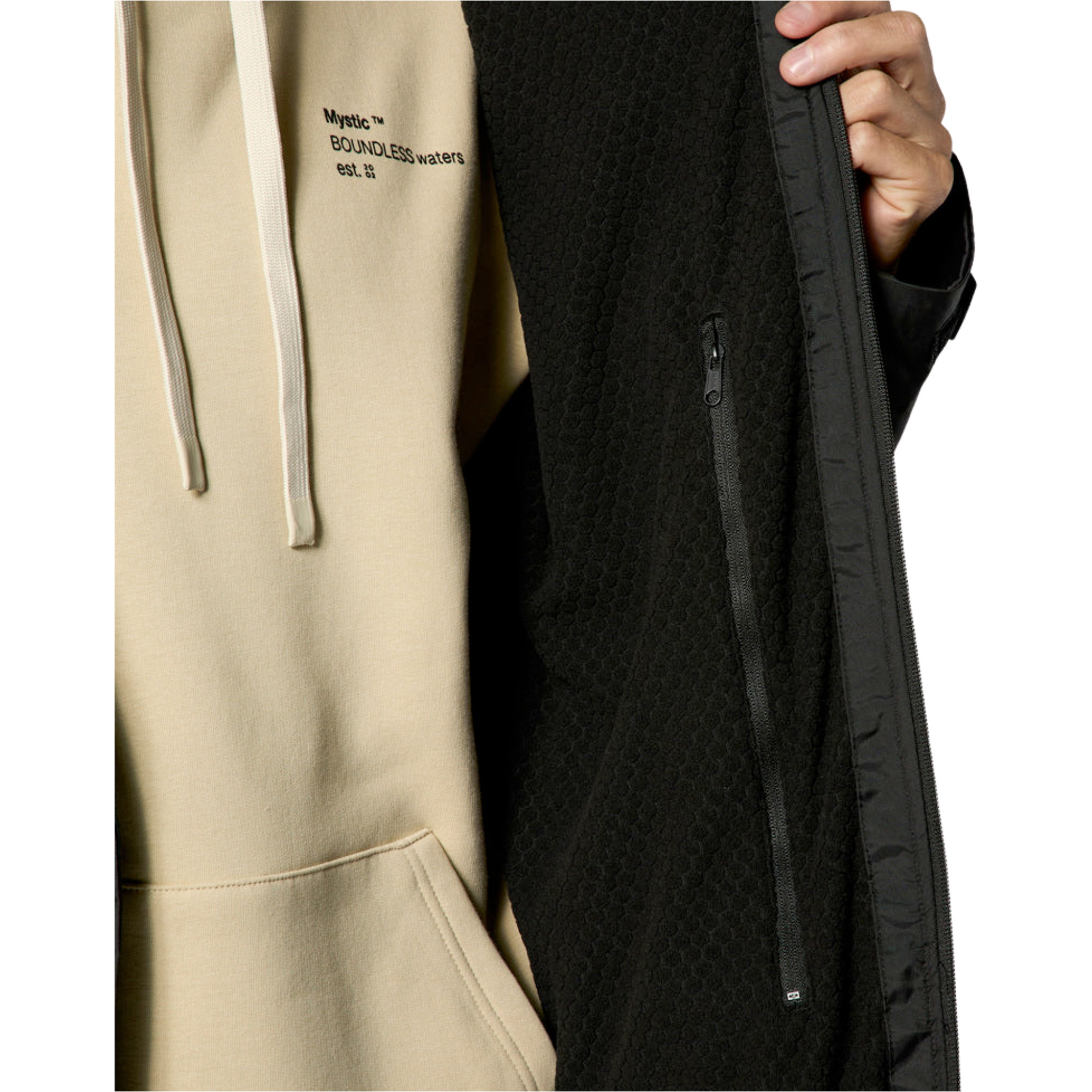 2026 Mystic Explore Light Weight Poncho 35018.260505 - Black